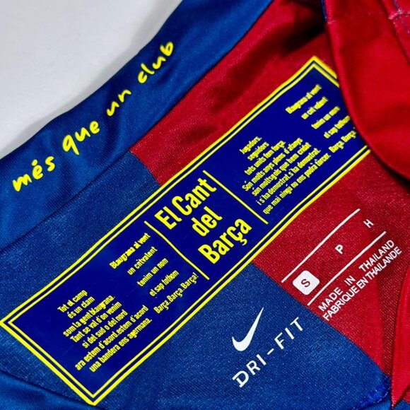 Nike Lionel Messi #10 FC Barcelona 2008/09 Champions League Final Jersey - Picture 7 of 11